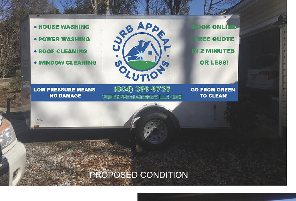 Trailer lettering Marketing Pressure Washing Resource
