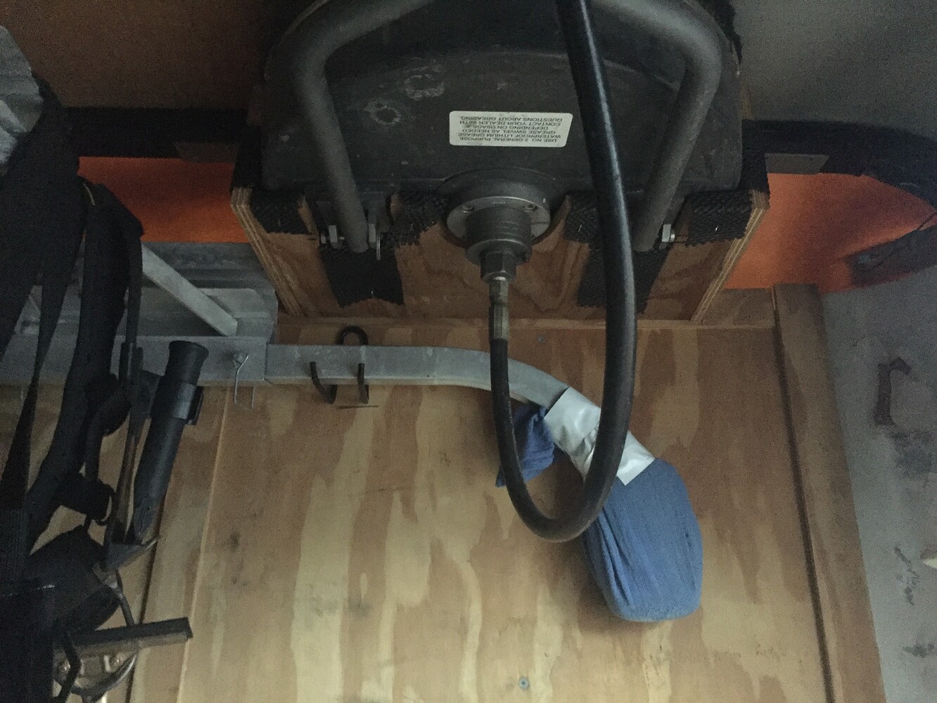 Hanging surface cleaner in enclosed trailer Pressure Washing Resource