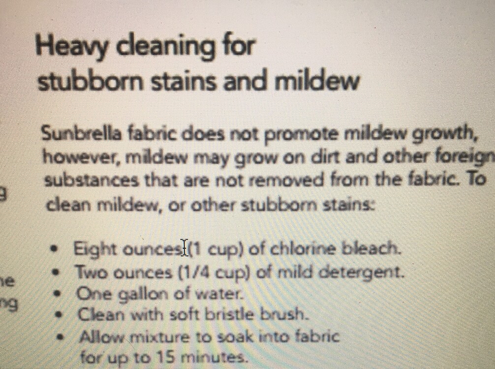 Awnings...bleach mix safe? Pressure Washing Resource