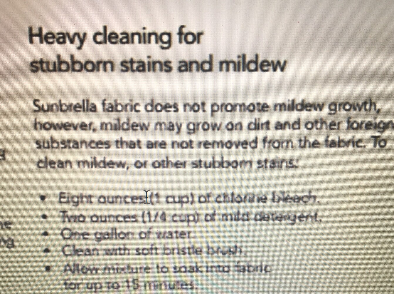 Awnings...bleach mix safe? Pressure Washing Resource