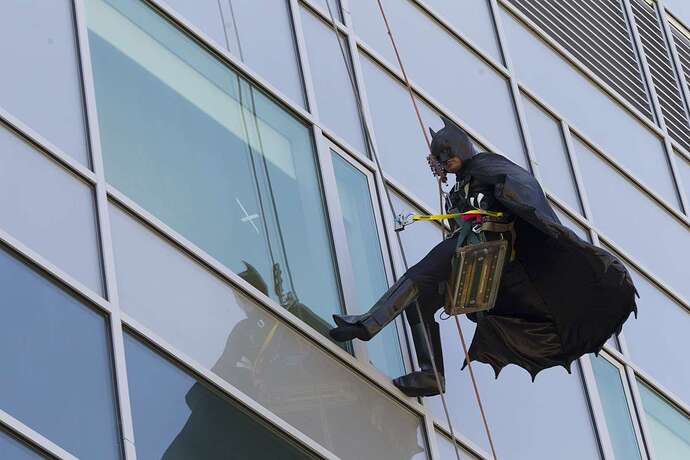Batman WIndow Cleaning