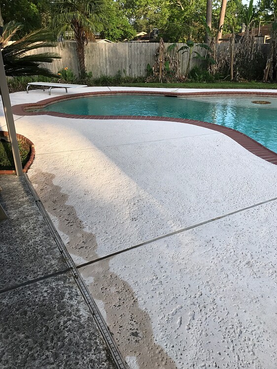 First pool deck Residential Pressure Washing Resource