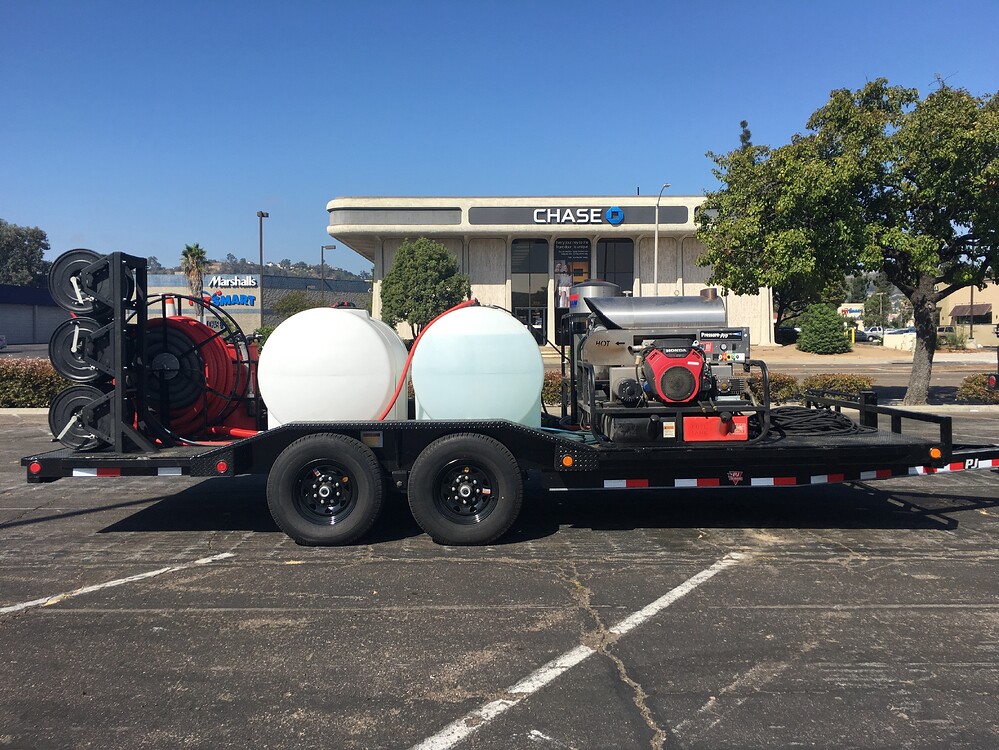 Trailer Build Residential Pressure Washing Resource