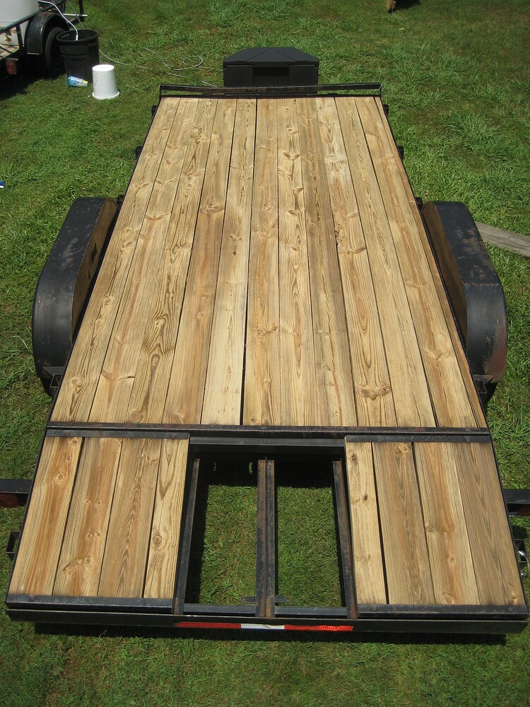 New boards on trailer: stain, paint, or something better? - Trailer ...