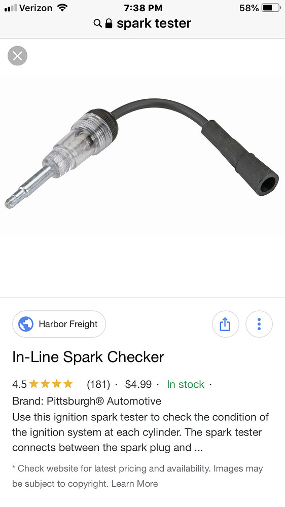 Brand new gx630 smoking and knocking Machine Repairs Pressure