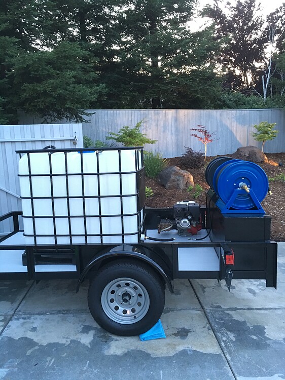 Trailer setup Residential Pressure Washing Resource