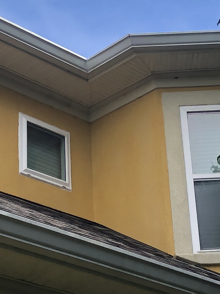 Stucco and paint oxidation 4 by Patriotspwashing Stains/Surfaces