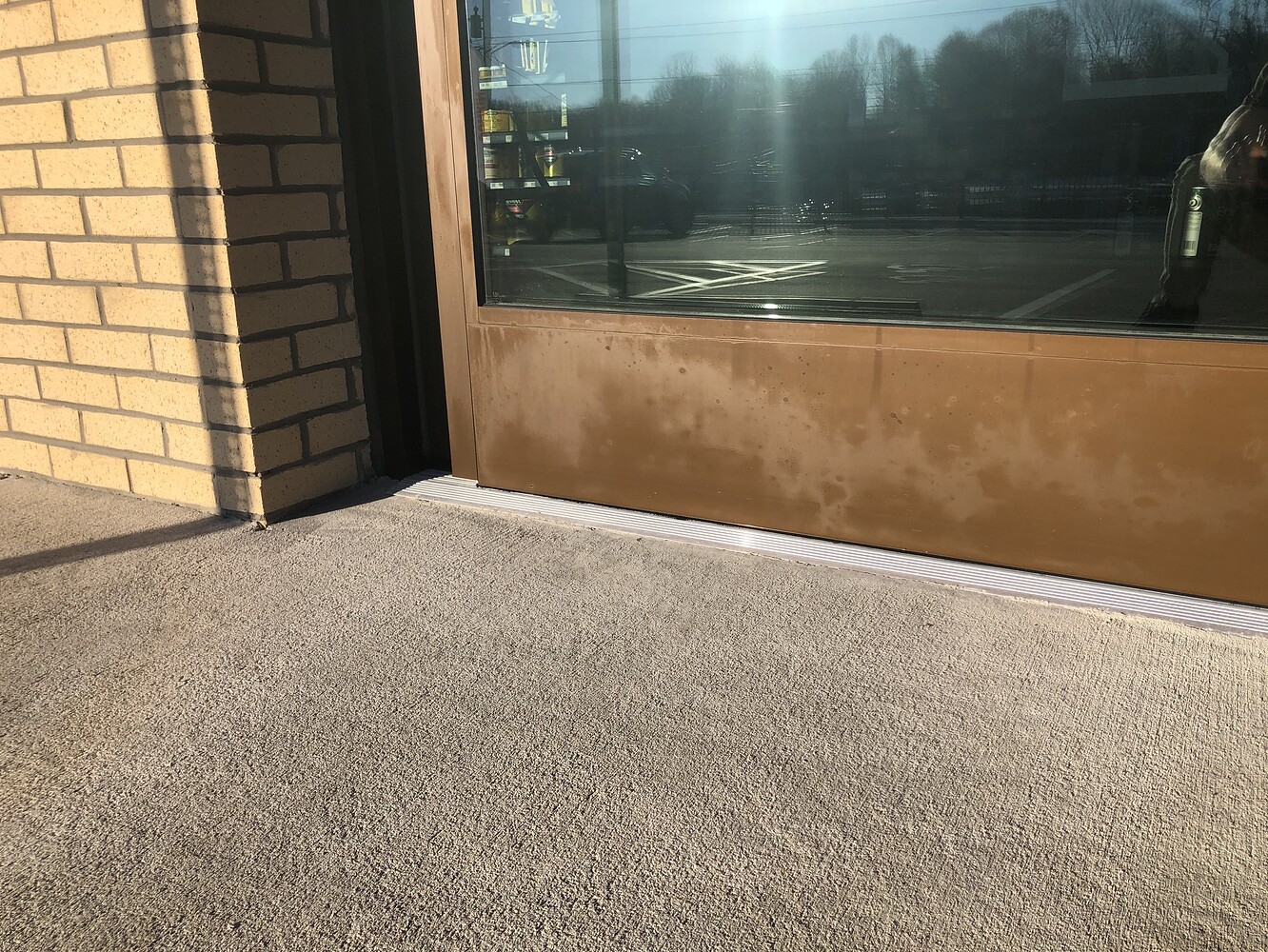 Bronze Anodized Aluminum Restoration Commercial Pressure Washing