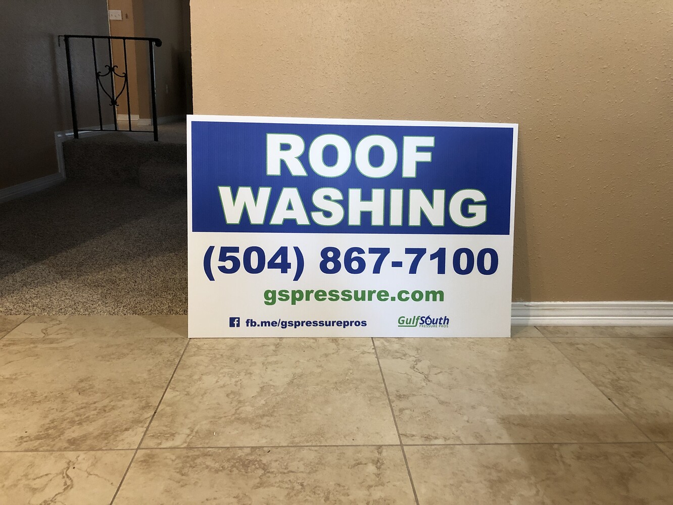 Just another Yard Sign post Marketing Pressure Washing Resource