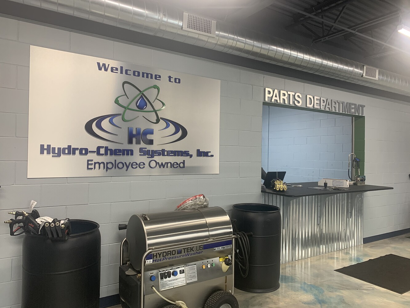 Went to visit HydroChem Solutions Supplies & Equipment Pressure