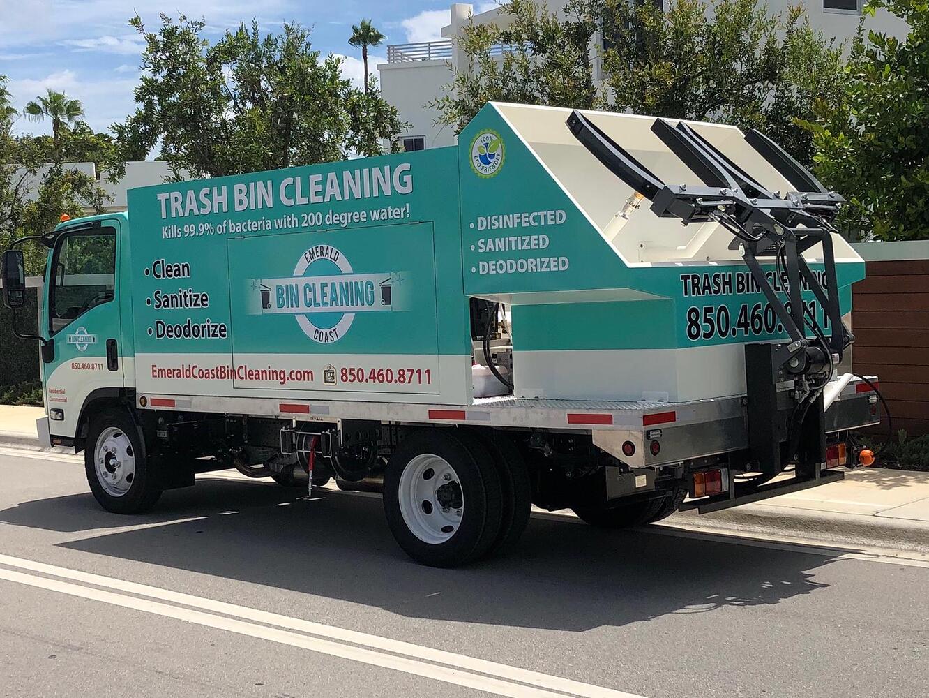 FOR SALE Trash Bin Cleaning Truck Supplies & Equipment Pressure