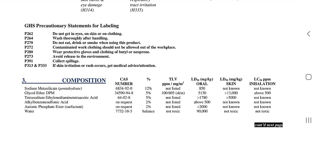 Degreaser question Chemical/Chemistry Pressure Washing Resource