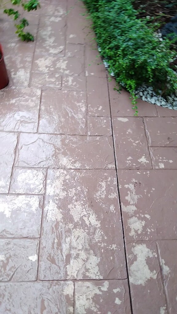 Painting stamped concrete Residential Pressure Washing Resource