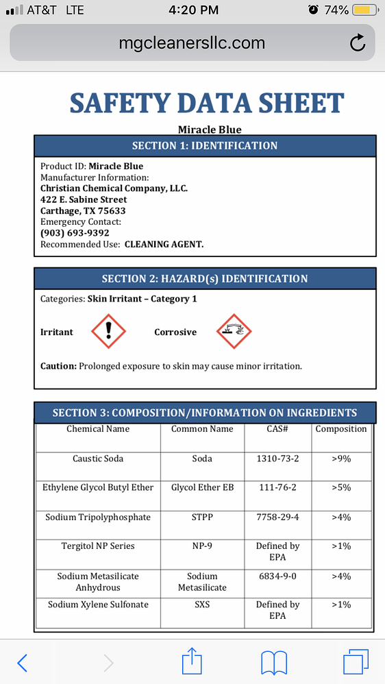 Degreaser question Chemical/Chemistry Pressure Washing Resource