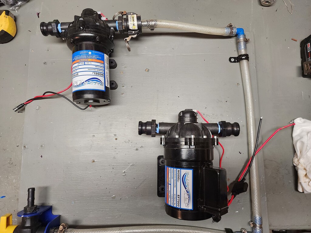 Wire Two 12v pumps - Pressure Washing Resource, image size:1024x768