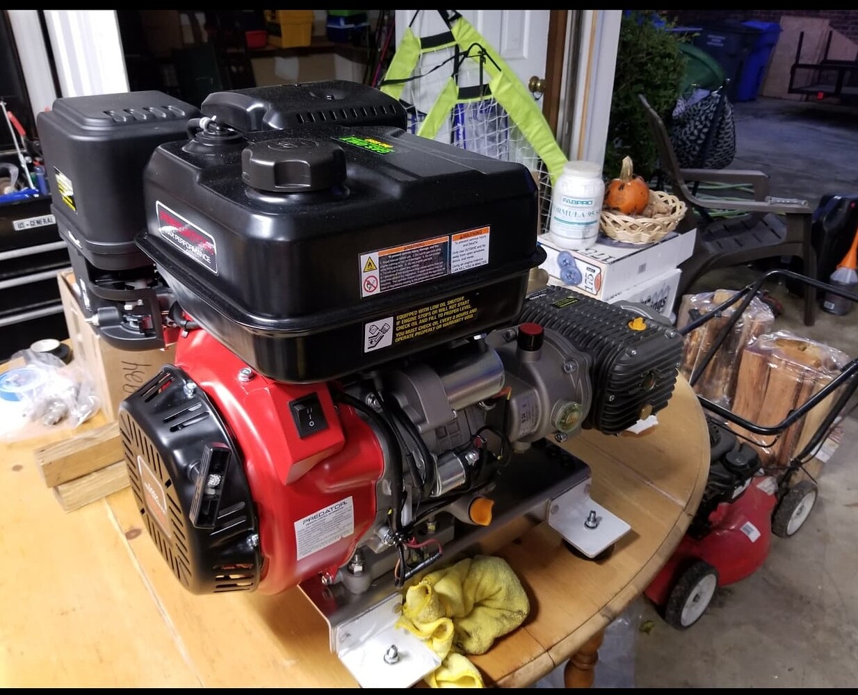 Predator 459cc 16 HP + pump size? Supplies & Equipment Pressure