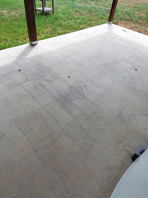 Surface cleaner marks and streaks Residential Pressure Washing Resource