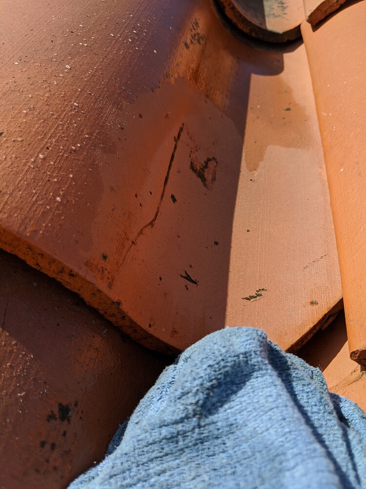 clay tile roof cleaning solution