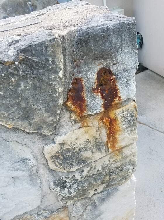 Limestone Rust Stain Pressure Washing Resource