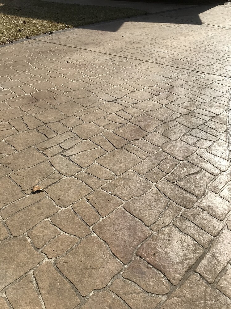 Stamped concrete Residential Pressure Washing Resource
