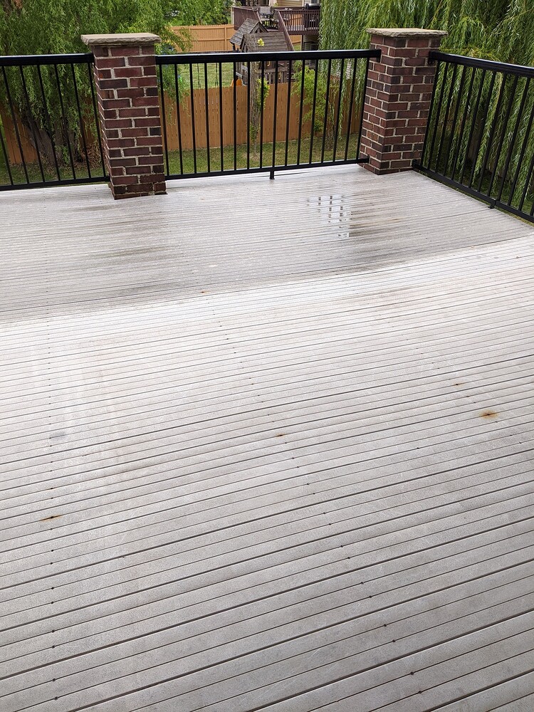 Composite deck rust removal Residential Pressure Washing Resource