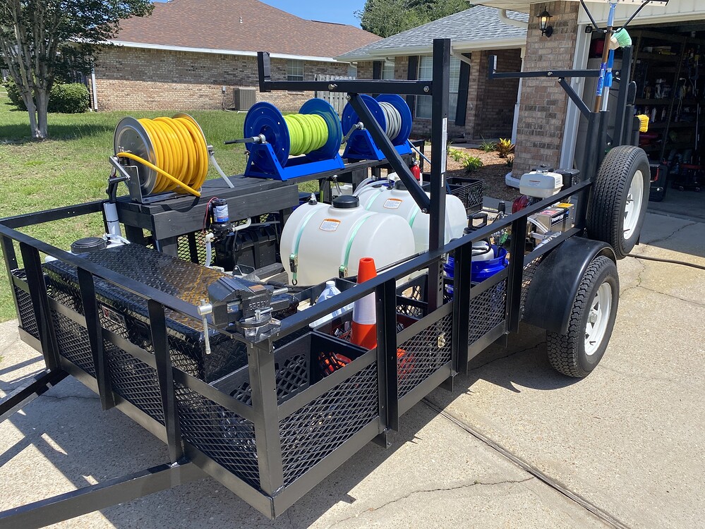 My New Trailer Trailer Builds Pressure Washing Resource
