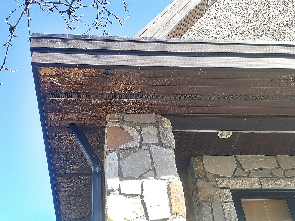 How to avoid bleaching out stained soffits Newbie Questions