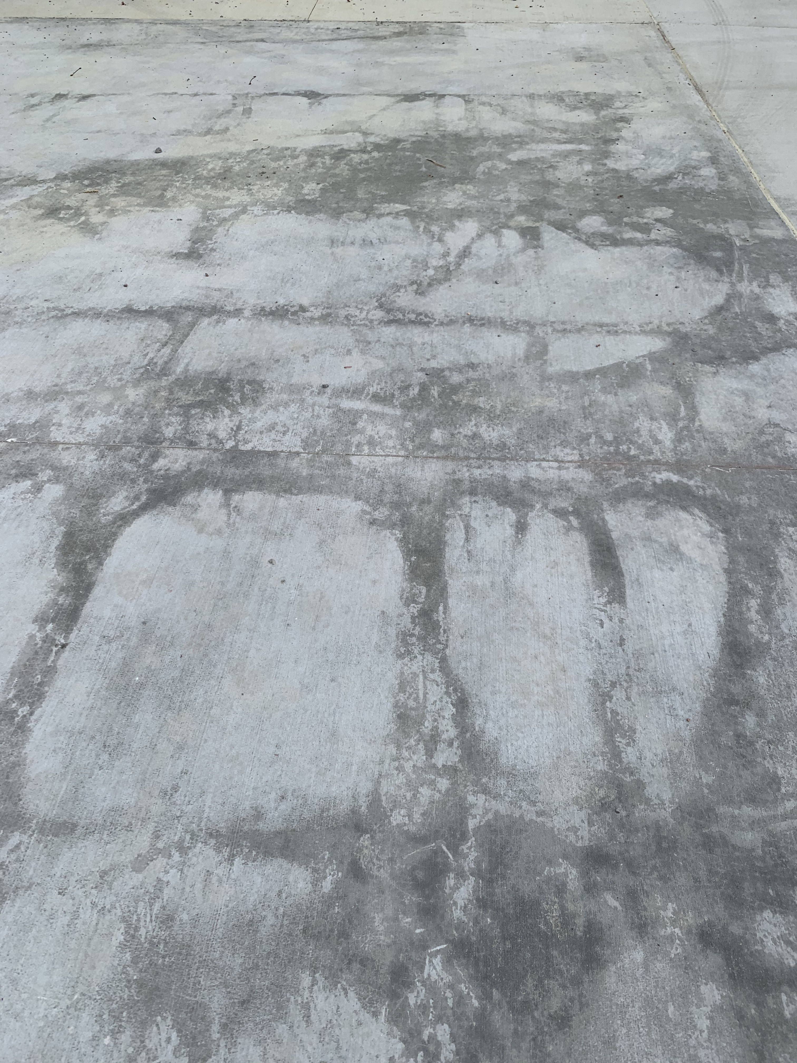 Permanent concrete tire shine marks : r/mildlyinfuriating