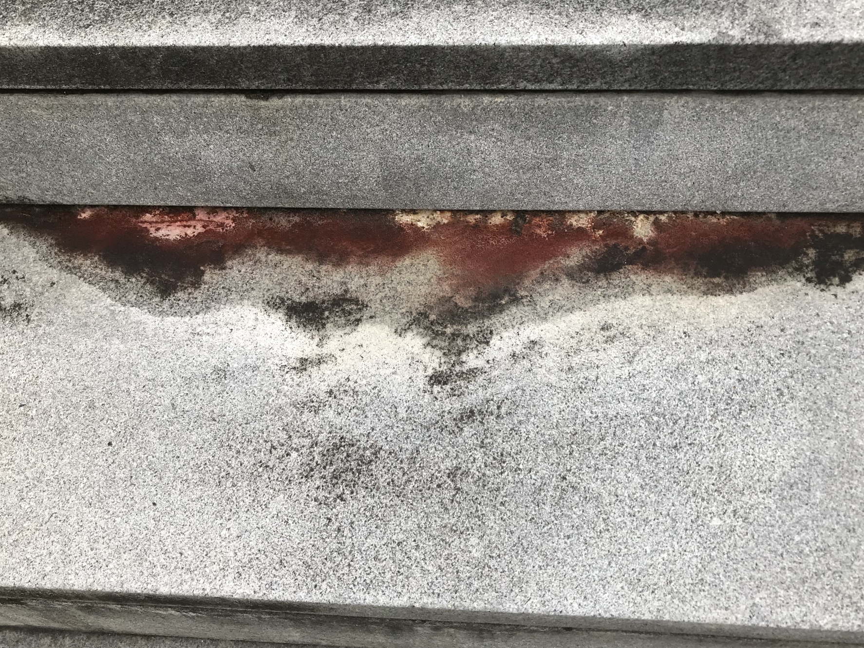 Unusual Stains on Granite Steps Stains/Surfaces Pressure Washing