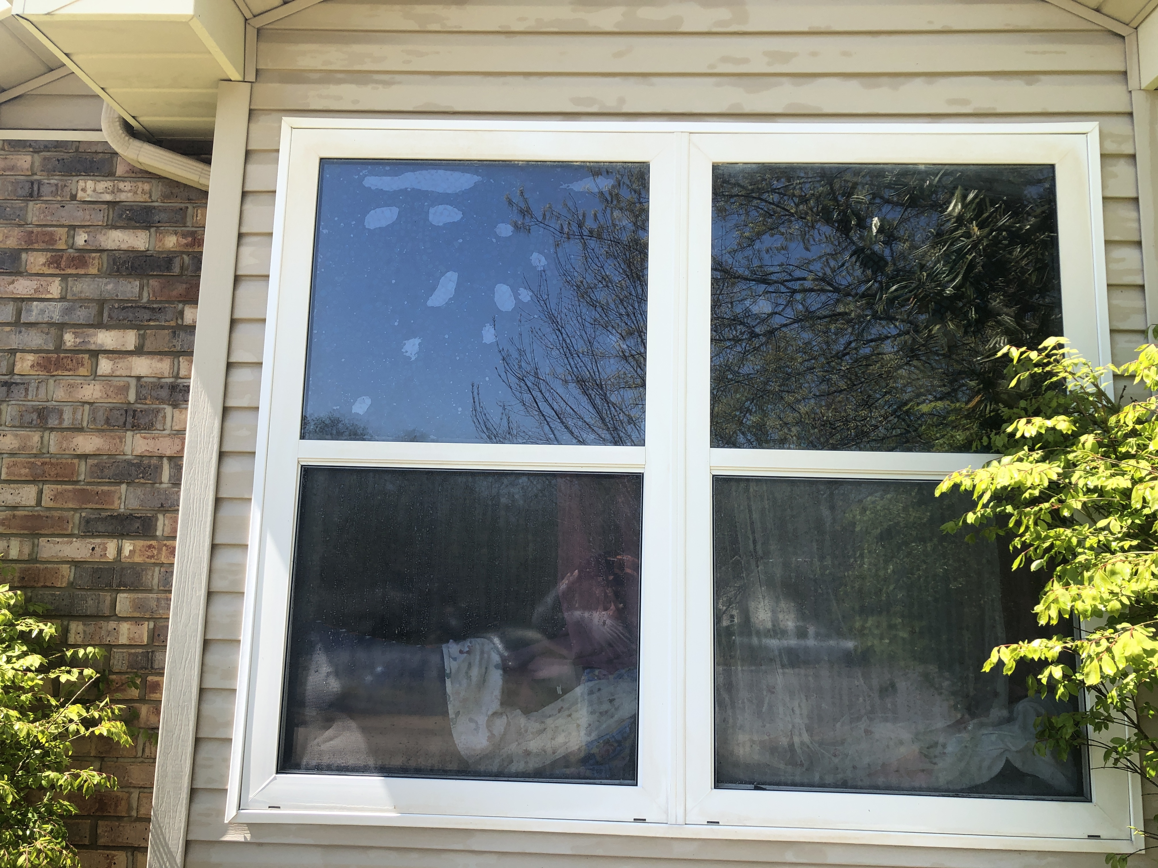 Orange discoloration around windows - Residential - Pressure 