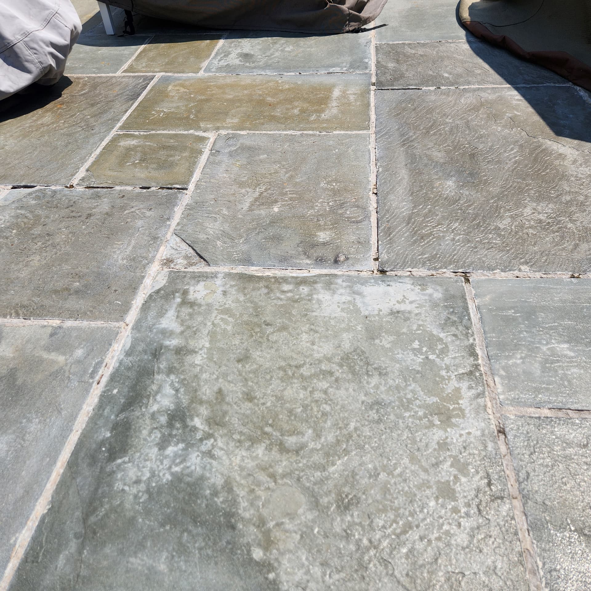 How to remove old clear sealer off bluestone and flagstone Pressure