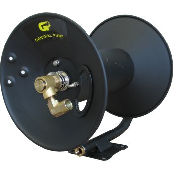 General Pump DHRA50150 3/8 x 150' Charcoal Grey Steel Hose Reel